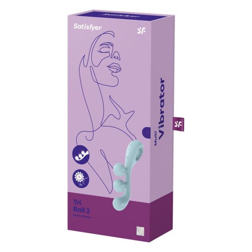 Satisfyer Tri Ball 2 - Вібратор з трьома кульками, 20.5х3 см - купити в Україні | Секс шоп SEX-SHOP.ua